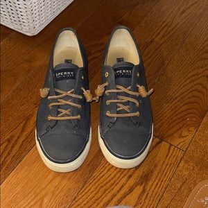 Navy Blue Sperrys